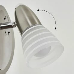 Hofstein Chapod Wandleuchte Nickel-Matt, 1-flammig -Wandleuchten Verkaufsgeschäft chapod wandleuchte h3652091 5