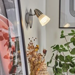 Hofstein Chapod Wandleuchte Nickel-Matt, 1-flammig -Wandleuchten Verkaufsgeschäft chapod wandleuchte h3652091 6