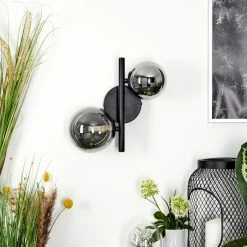 Hofstein Chehalis Wandleuchte LED Schwarz, 2-flammig -Wandleuchten Verkaufsgeschäft chehalis wandleuchte h3584972 11