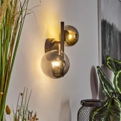 Hofstein Chehalis Wandleuchte LED Schwarz, 2-flammig -Wandleuchten Verkaufsgeschäft chehalis wandleuchte h3584972 8