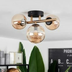 Hofstein Chehalis Wandleuchte LED Messing, Schwarz, 3-flammig -Wandleuchten Verkaufsgeschäft chehalis wandleuchte h3612859 10