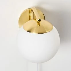 Hofstein Chemung Wandleuchte Messing, 1-flammig -Wandleuchten Verkaufsgeschäft chemung wandleuchte h3316474 14