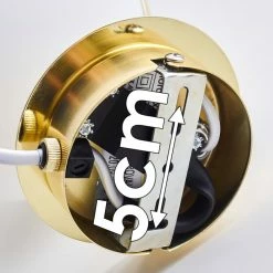 Hofstein Chemung Wandleuchte Messing, 1-flammig -Wandleuchten Verkaufsgeschäft chemung wandleuchte h3316474 18