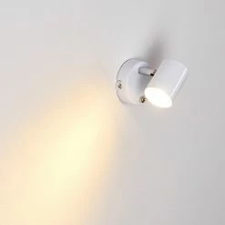 Hofstein Chennai Wandleuchte LED Chrom, Wei&szlig;, 1-flammig -Wandleuchten Verkaufsgeschäft chennai wandleuchte h3319574 12