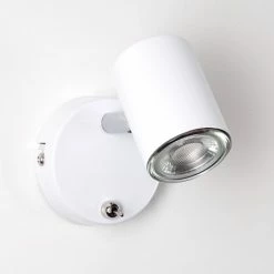 Hofstein Chennai Wandleuchte LED Chrom, Wei&szlig;, 1-flammig -Wandleuchten Verkaufsgeschäft chennai wandleuchte h3319574 15