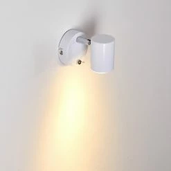 Hofstein Chennai Wandleuchte LED Chrom, Wei&szlig;, 1-flammig -Wandleuchten Verkaufsgeschäft chennai wandleuchte h3319574 6