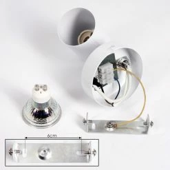 Hofstein Chennai Wandleuchte Chrom, Weiß, 1-flammig 16 Hofstein Chennai Wandleuchte Chrom, Weiß, 1-flammig -Wandleuchten Verkaufsgeschäft chennai wandleuchte h3451366 4