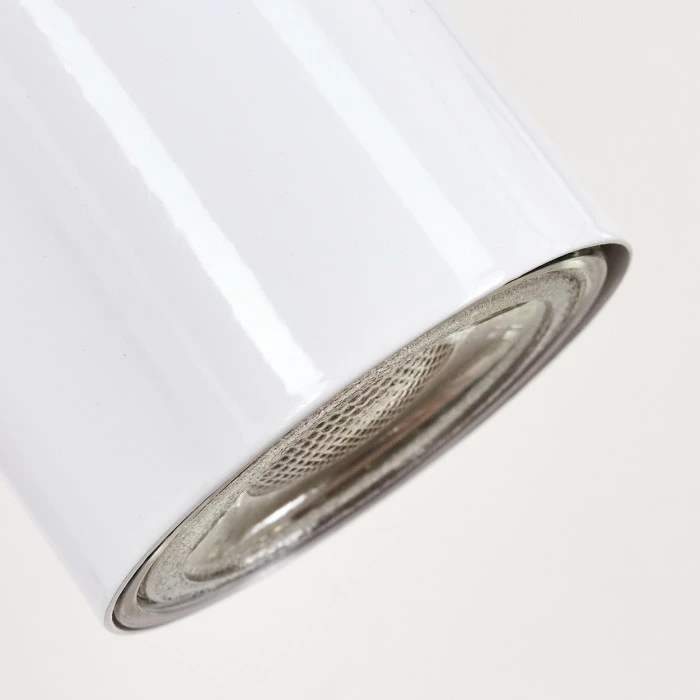 Hofstein Chennai Wandleuchte Chrom, Weiß, 1-flammig 6 Hofstein Chennai Wandleuchte Chrom, Weiß, 1-flammig – Bild 6