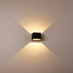 Hofstein Chuitna Wandleuchte LED Schwarz, 1-flammig -Wandleuchten Verkaufsgeschäft chuitna wandleuchte h3312568 19