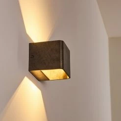 Hofstein Chuitna Wandleuchte LED Nickel-Matt, 1-flammig -Wandleuchten Verkaufsgeschäft chuitna wandleuchte h3312582 2