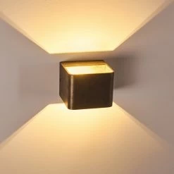 Hofstein Chuitna Wandleuchte LED Nickel-Matt, 1-flammig -Wandleuchten Verkaufsgeschäft chuitna wandleuchte h3312582 7
