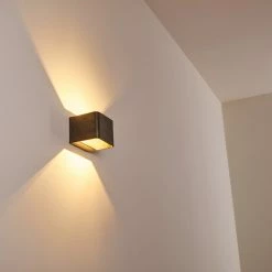 Hofstein Chuitna Wandleuchte LED Nickel-Matt, 1-flammig -Wandleuchten Verkaufsgeschäft chuitna wandleuchte h3312582 9