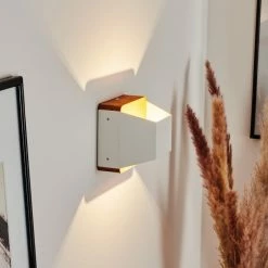Hofstein Clarens Wandleuchte LED Braun, Weiß, 1-flammig 25 Hofstein Clarens Wandleuchte LED Braun, Weiß, 1-flammig -Wandleuchten Verkaufsgeschäft clarens wandleuchte h3447345 12