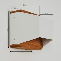 Hofstein Clarens Wandleuchte LED Braun, Weiß, 1-flammig 16 Hofstein Clarens Wandleuchte LED Braun, Weiß, 1-flammig -Wandleuchten Verkaufsgeschäft clarens wandleuchte h3447345 3