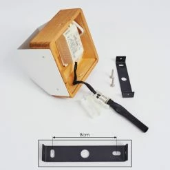 Hofstein Clarens Wandleuchte LED Braun, Weiß, 1-flammig 17 Hofstein Clarens Wandleuchte LED Braun, Weiß, 1-flammig -Wandleuchten Verkaufsgeschäft clarens wandleuchte h3447345 4