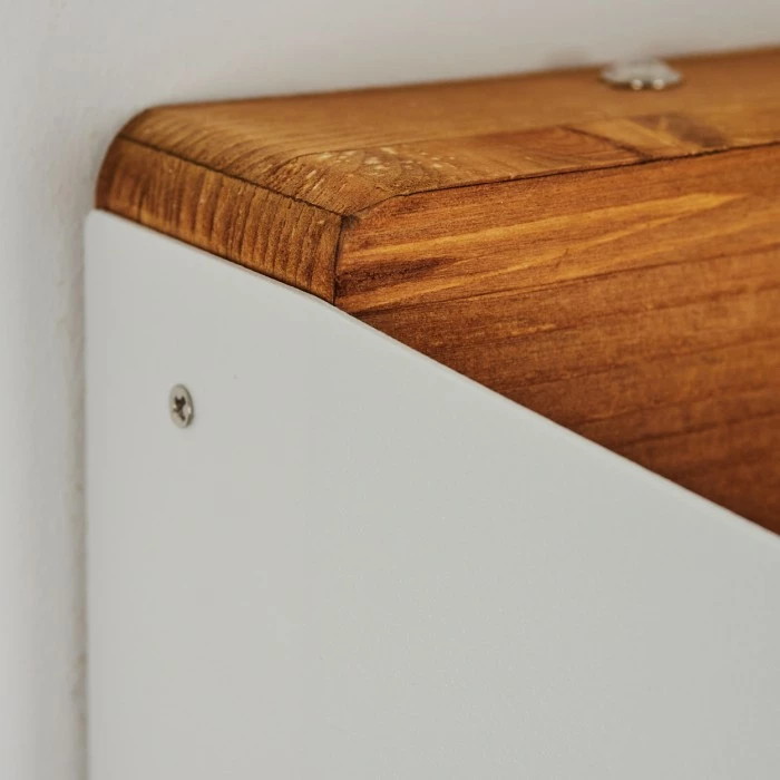 Hofstein Clarens Wandleuchte LED Braun, Weiß, 1-flammig 6 Hofstein Clarens Wandleuchte LED Braun, Weiß, 1-flammig – Bild 6