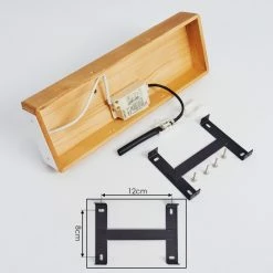 Hofstein Clarens Wandleuchte LED Braun, Weiß, 1-flammig 17 Hofstein Clarens Wandleuchte LED Braun, Weiß, 1-flammig -Wandleuchten Verkaufsgeschäft clarens wandleuchte h3447383 4