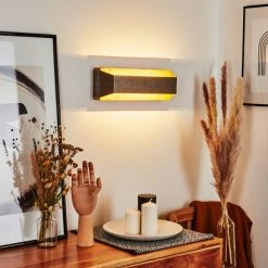 Hofstein Clarens Wandleuchte LED Grau, Braun, 1-flammig -Wandleuchten Verkaufsgeschäft clarens wandleuchte h3447406 8