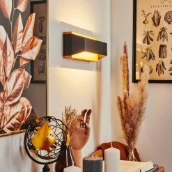 Hofstein Clarens Wandleuchte LED Schwarz, Naturfarben, 1-flammig 22 Hofstein Clarens Wandleuchte LED Schwarz, Naturfarben, 1-flammig -Wandleuchten Verkaufsgeschäft clarens wandleuchte h3562932 10