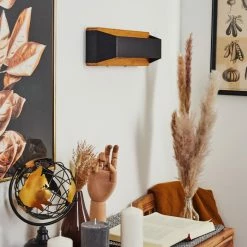 Hofstein Clarens Wandleuchte LED Schwarz, Naturfarben, 1-flammig 23 Hofstein Clarens Wandleuchte LED Schwarz, Naturfarben, 1-flammig -Wandleuchten Verkaufsgeschäft clarens wandleuchte h3562932 11