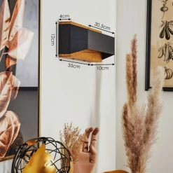 Hofstein Clarens Wandleuchte LED Schwarz, Naturfarben, 1-flammig 15 Hofstein Clarens Wandleuchte LED Schwarz, Naturfarben, 1-flammig -Wandleuchten Verkaufsgeschäft clarens wandleuchte h3562932 3