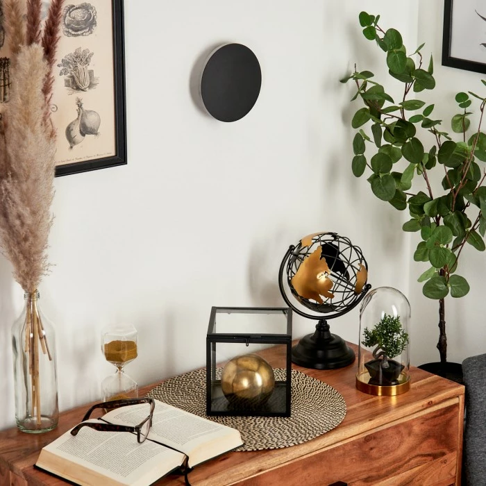 Hofstein Comallo Wandleuchte LED Schwarz, Weiß, 1-flammig 2 Hofstein Comallo Wandleuchte LED Schwarz, Weiß, 1-flammig – Bild 2