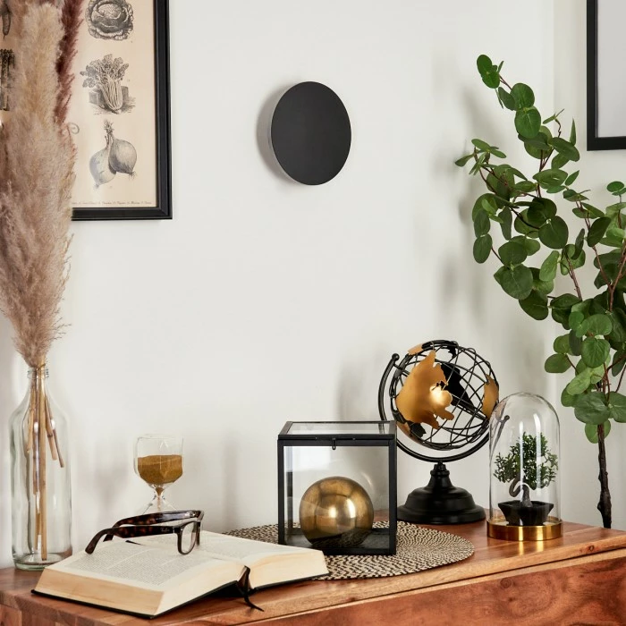 Hofstein Comallo Wandleuchte LED Schwarz, Weiß, 1-flammig 5 Hofstein Comallo Wandleuchte LED Schwarz, Weiß, 1-flammig – Bild 5