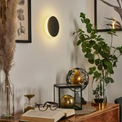 Hofstein Comallo Wandleuchte LED Schwarz, Weiß, 1-flammig 20 Hofstein Comallo Wandleuchte LED Schwarz, Weiß, 1-flammig -Wandleuchten Verkaufsgeschäft comallo wandleuchte h3570098 8