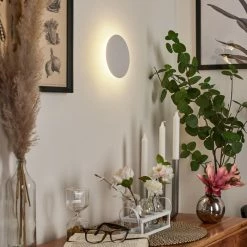 Hofstein Comallo Wandleuchte LED Weiß, 1-flammig -Wandleuchten Verkaufsgeschäft comallo wandleuchte h3570111 10