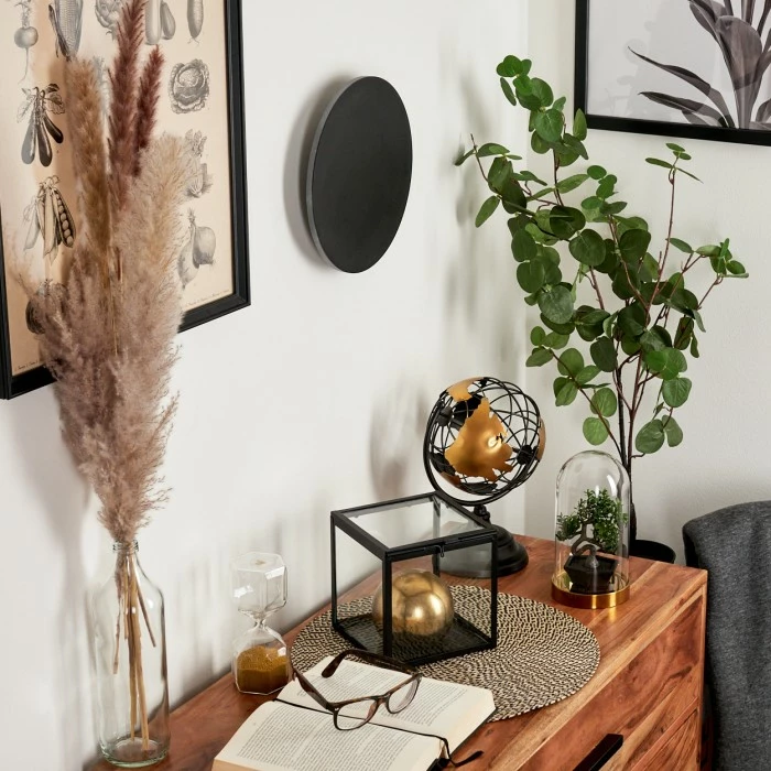 Hofstein Comallo Wandleuchte LED Schwarz, Weiß, 1-flammig 12 Hofstein Comallo Wandleuchte LED Schwarz, Weiß, 1-flammig – Bild 12