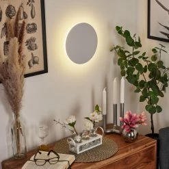 Hofstein Comallo Wandleuchte LED Weiß, 1-flammig -Wandleuchten Verkaufsgeschäft comallo wandleuchte h3570159 10