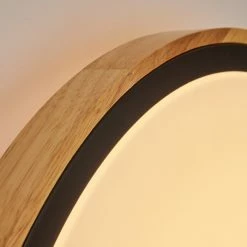 Hofstein Corinto Wandleuchte LED Schwarz, Naturfarben, 1-flammig -Wandleuchten Verkaufsgeschäft corinto wandleuchte h3459416 5