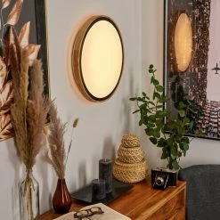 Hofstein Corinto Wandleuchte LED Schwarz, Naturfarben, 1-flammig -Wandleuchten Verkaufsgeschäft corinto wandleuchte h3459416 8