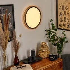 Hofstein Corinto Wandleuchte LED Schwarz, Naturfarben, 1-flammig 16 Hofstein Corinto Wandleuchte LED Schwarz, Naturfarben, 1-flammig -Wandleuchten Verkaufsgeschäft corinto wandleuchte h3459430 6