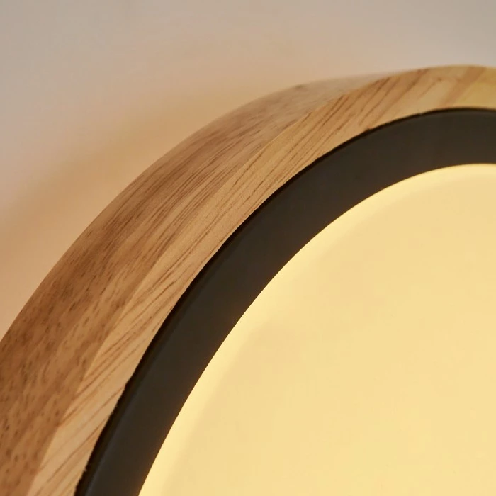 Hofstein Corinto Wandleuchte LED Schwarz, Naturfarben, 1-flammig 6 Hofstein Corinto Wandleuchte LED Schwarz, Naturfarben, 1-flammig – Bild 6