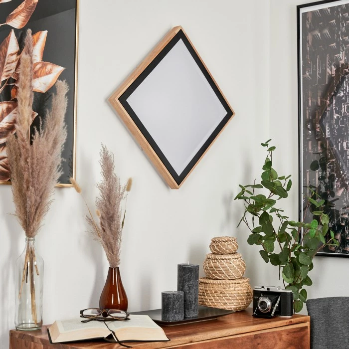 Hofstein Corinto Wandleuchte LED Schwarz, Naturfarben, 1-flammig 12 Hofstein Corinto Wandleuchte LED Schwarz, Naturfarben, 1-flammig – Bild 12