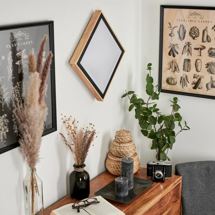 Hofstein Corinto Wandleuchte LED Schwarz, Naturfarben, 1-flammig 2 Hofstein Corinto Wandleuchte LED Schwarz, Naturfarben, 1-flammig – Bild 2