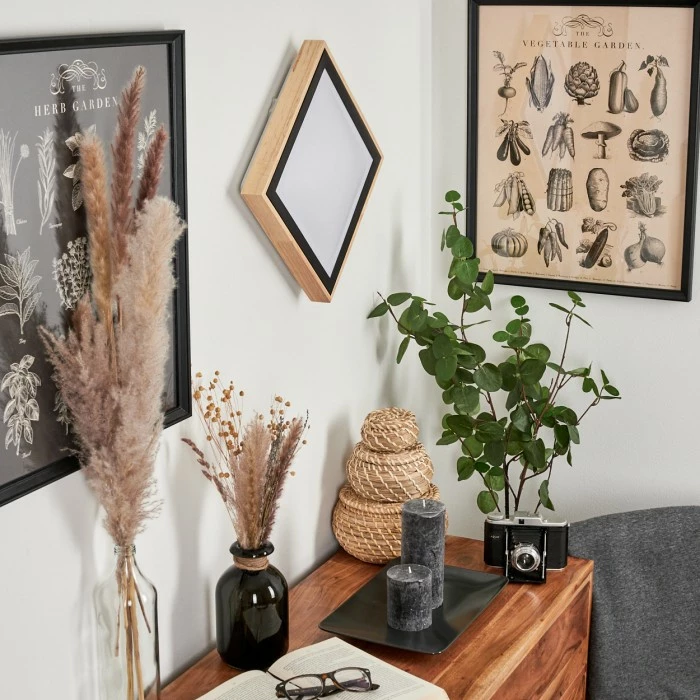 Hofstein Corinto Wandleuchte LED Schwarz, Naturfarben, 1-flammig 2 Hofstein Corinto Wandleuchte LED Schwarz, Naturfarben, 1-flammig – Bild 2