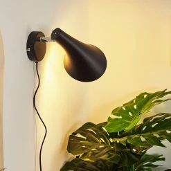 Hofstein Corralcay Wandleuchte Chrom, Schwarz, 1-flammig -Wandleuchten Verkaufsgeschäft corralcay wandleuchte h3414316 8