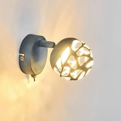 Hofstein Covane Wandleuchte LED Grau, 1-flammig -Wandleuchten Verkaufsgeschäft covane wandleuchte h3226216 do1 13