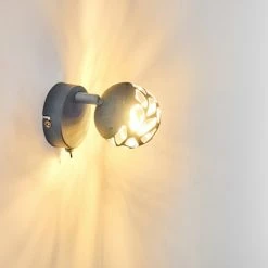 Hofstein Covane Wandleuchte LED Grau, 1-flammig -Wandleuchten Verkaufsgeschäft covane wandleuchte h3226216 do1 6