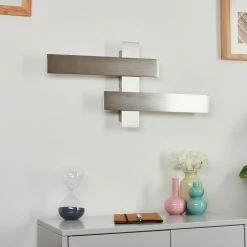 Hofstein Cuchara Wandleuchte LED Nickel-Matt, 2-flammig -Wandleuchten Verkaufsgeschäft cuchara wandleuchte h3425909 11