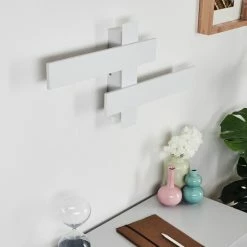 Hofstein Cuchara Wandleuchte LED Weiß, 2-flammig -Wandleuchten Verkaufsgeschäft cuchara wandleuchte h3426388 11