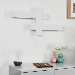 Hofstein Cuchara Wandleuchte LED Weiß, 2-flammig -Wandleuchten Verkaufsgeschäft cuchara wandleuchte h3426388 9