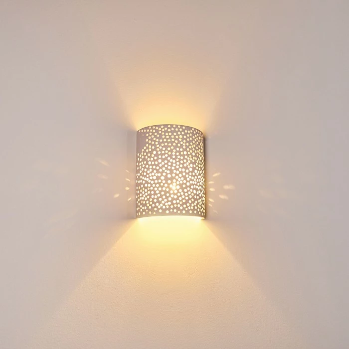 Hofstein Cusco Wandleuchte Weiß, 1-flammig 18 Hofstein Cusco Wandleuchte Weiß, 1-flammig – Bild 18