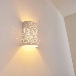 Hofstein Cusco Wandleuchte Weiß, 1-flammig 25 Hofstein Cusco Wandleuchte Weiß, 1-flammig -Wandleuchten Verkaufsgeschäft cusco wandleuchte h3266427 do4 4