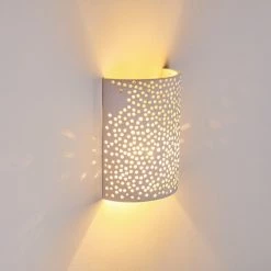 Hofstein Cusco Wandleuchte Weiß, 1-flammig 30 Hofstein Cusco Wandleuchte Weiß, 1-flammig -Wandleuchten Verkaufsgeschäft cusco wandleuchte h3266427 do4 9