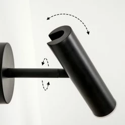 Hofstein Dalheim Wandleuchte LED Schwarz, 1-flammig -Wandleuchten Verkaufsgeschäft dalheim wandleuchte h3580370 5