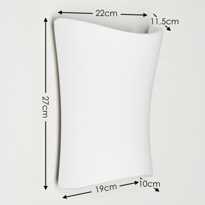 Hofstein Danta Wandleuchte Weiß, 1-flammig 2 Hofstein Danta Wandleuchte Weiß, 1-flammig – Bild 2