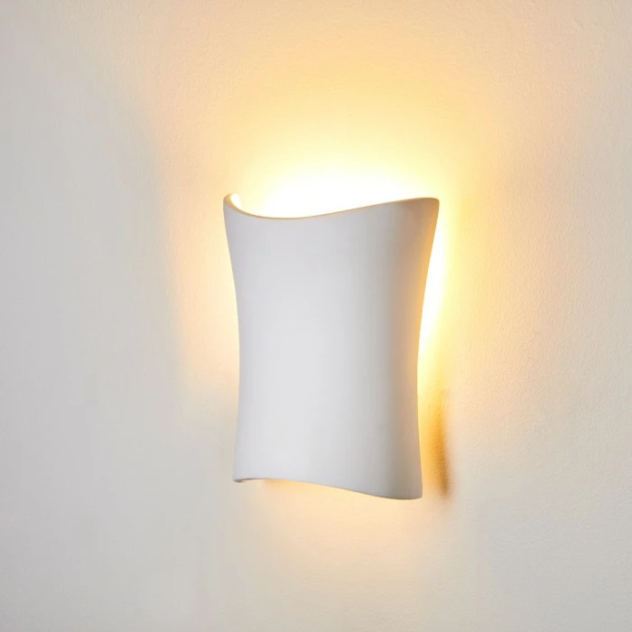 Hofstein Danta Wandleuchte Weiß, 1-flammig 12 Hofstein Danta Wandleuchte Weiß, 1-flammig – Bild 12